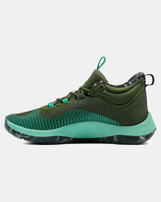 Unisex Curry HOVR™ Splash Basketball Shoes, Green, pdpMainDesktop image number 1